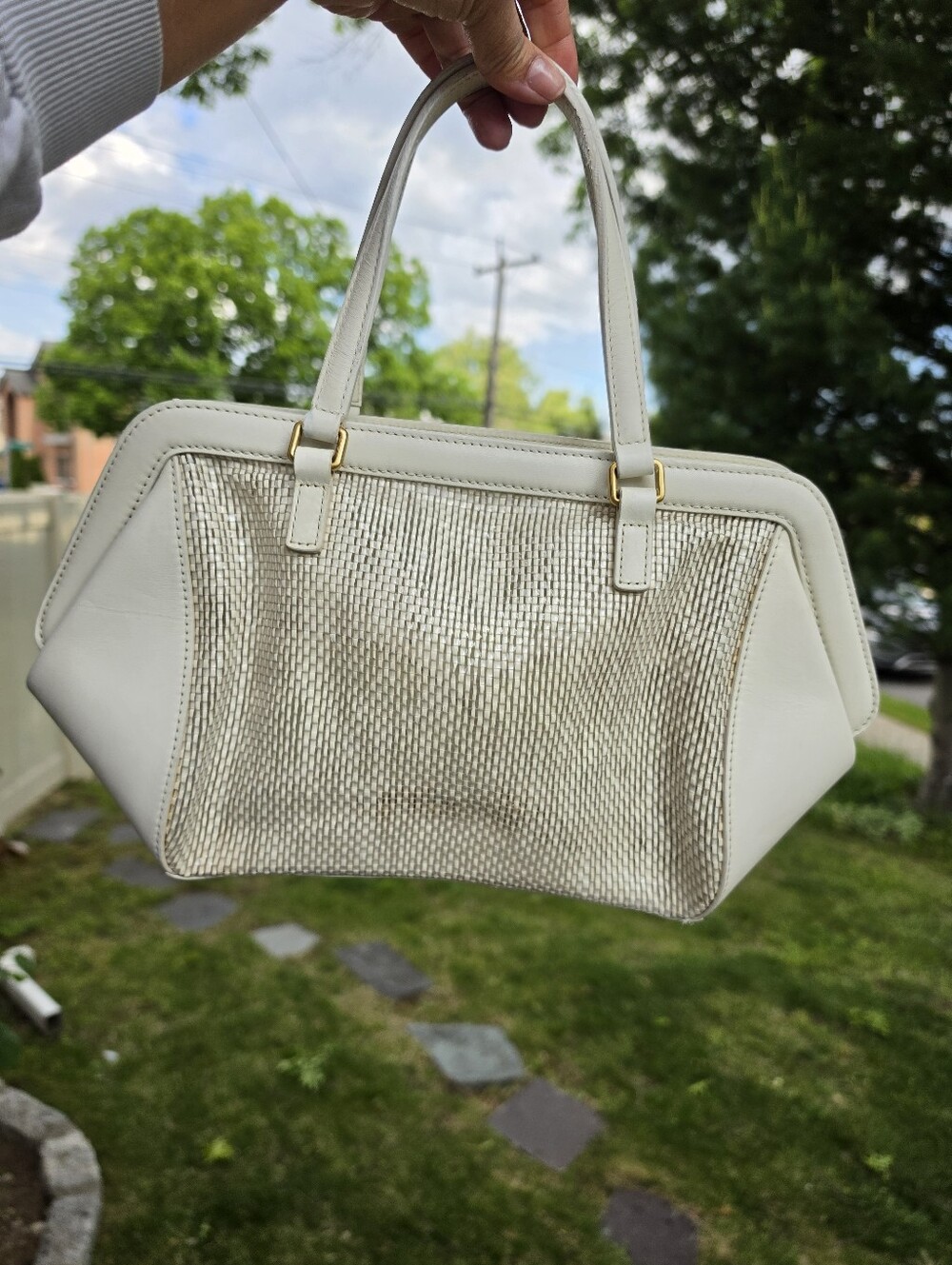 Marc By Marc Jacobs  Werdie Weavy Satchel - Picture 11 of 12